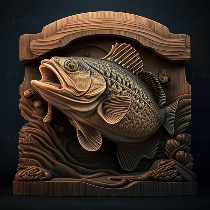 3D модель Гра SEGA Bass Fishing (STL)